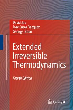 Jou / Lebon / Casas-Vázquez |  Extended Irreversible Thermodynamics | Buch |  Sack Fachmedien