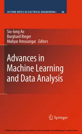 Ao / Amouzegar / Rieger | Advances in Machine Learning and Data Analysis | E-Book | sack.de