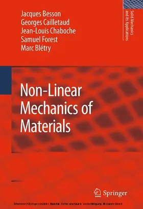 Besson / Cailletaud / Chaboche |  Non-Linear Mechanics of Materials | eBook | Sack Fachmedien