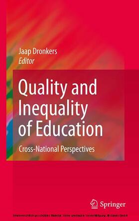 Dronkers |  Quality and Inequality of Education | eBook | Sack Fachmedien