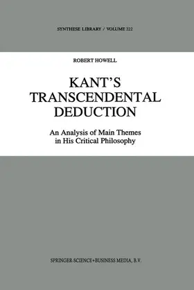 Howell |  Kant's Transcendental Deduction | Buch |  Sack Fachmedien