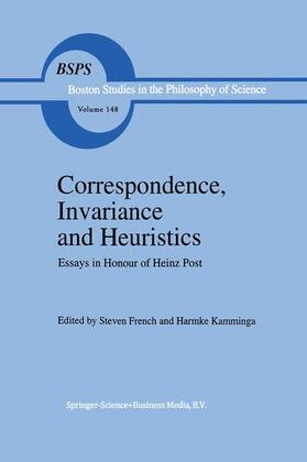 Kamminga / French |  Correspondence, Invariance and Heuristics | Buch |  Sack Fachmedien
