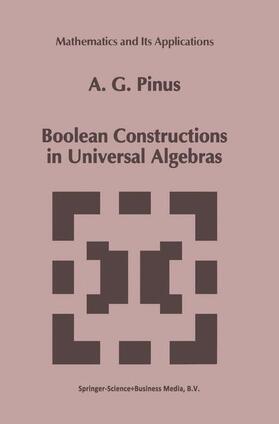Pinus |  Boolean Constructions in Universal Algebras | Buch |  Sack Fachmedien