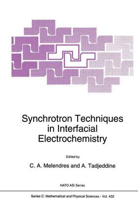 Tadjeddine / Melendres |  Synchrotron Techniques in Interfacial Electrochemistry | Buch |  Sack Fachmedien