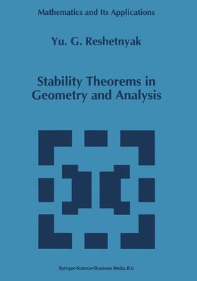Reshetnyak |  Stability Theorems in Geometry and Analysis | Buch |  Sack Fachmedien