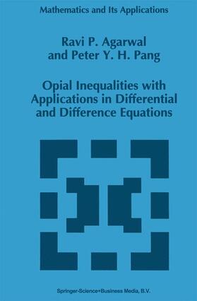 Pang / Agarwal |  Opial Inequalities with Applications in Differential and Difference Equations | Buch |  Sack Fachmedien