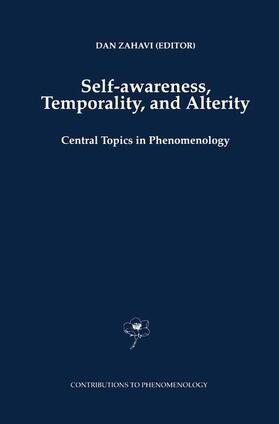 Zahavi |  Self-Awareness, Temporality, and Alterity | Buch |  Sack Fachmedien