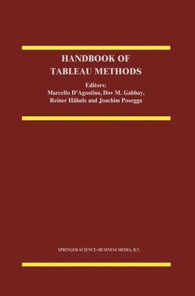 D'Agostino / Posegga / Gabbay |  Handbook of Tableau Methods | Buch |  Sack Fachmedien