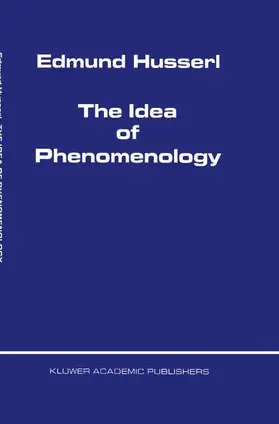 Husserl |  The Idea of Phenomenology | Buch |  Sack Fachmedien