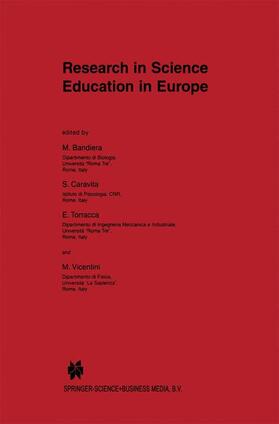 Bandiera / Vicentini / Caravita |  Research in Science Education in Europe | Buch |  Sack Fachmedien