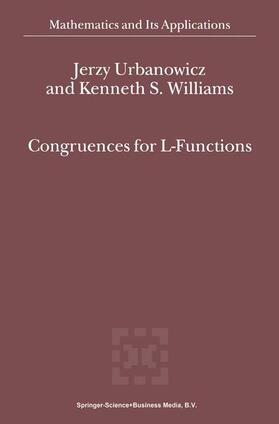 Williams / Urbanowicz |  Congruences for L-Functions | Buch |  Sack Fachmedien