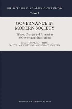van Heffen / Thomassen / Kickert |  Governance in Modern Society | Buch |  Sack Fachmedien
