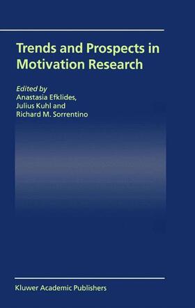 Efklides / Sorrentino / Kuhl |  Trends and Prospects in Motivation Research | Buch |  Sack Fachmedien