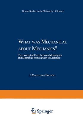 Boudri |  What was Mechanical about Mechanics | Buch |  Sack Fachmedien