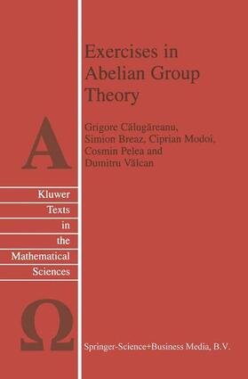 Valcan / Pelea / Calugareanu |  Exercises in Abelian Group Theory | Buch |  Sack Fachmedien