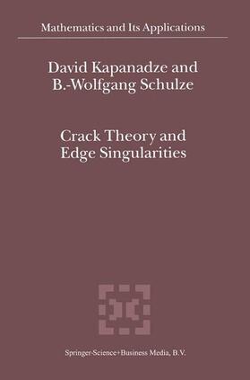 Schulze / Kapanadze |  Crack Theory and Edge Singularities | Buch |  Sack Fachmedien