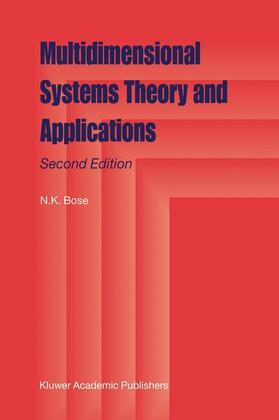 Bose |  Multidimensional Systems Theory and Applications | Buch |  Sack Fachmedien