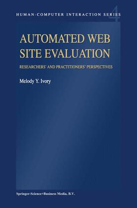 Ivory |  Automated Web Site Evaluation | Buch |  Sack Fachmedien