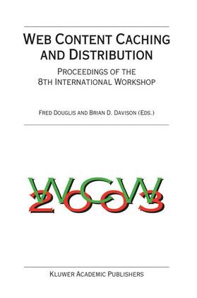 Davison / Douglis |  Web Content Caching and Distribution | Buch |  Sack Fachmedien