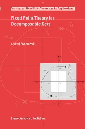 Fryszkowski |  Fixed Point Theory for Decomposable Sets | Buch |  Sack Fachmedien