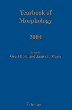 van Marle / Booij |  Yearbook of Morphology 2004 | Buch |  Sack Fachmedien