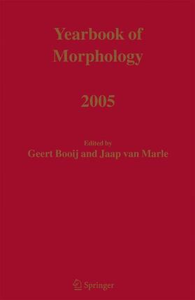 Marle / Booij |  Yearbook of Morphology 2005 | Buch |  Sack Fachmedien
