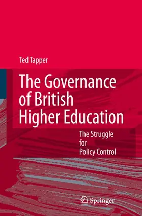 Tapper |  The Governance of British Higher Education | Buch |  Sack Fachmedien