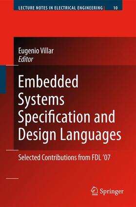 Villar |  Embedded Systems Specification and Design Languages | Buch |  Sack Fachmedien