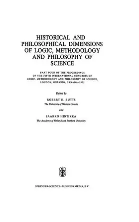 Hintikka / Butts | Historical and Philosophical Dimensions of Logic, Methodology and Philosophy of Science | Buch | 978-90-481-8351-7 | sack.de