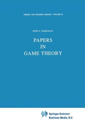 Harsanyi | Papers in Game Theory | Buch | 978-90-481-8369-2 | sack.de