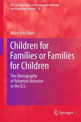 Davis |  Children for Families or Families for Children | Buch |  Sack Fachmedien