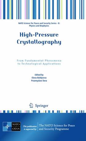 Boldyreva / Dera |  High-Pressure Crystallography | Buch |  Sack Fachmedien