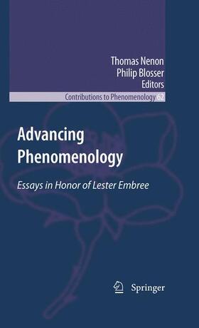 Nenon / Blosser |  Advancing Phenomenology | Buch |  Sack Fachmedien