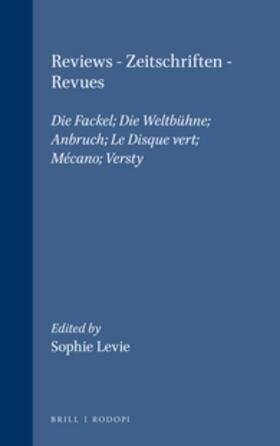 Reviews. Zeitschriften. Revues | Buch | 978-90-5183-782-7 | sack.de