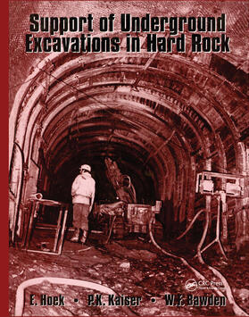 Hoek / Kaiser / Bawden |  Support of Underground Excavations in Hard Rock | Buch |  Sack Fachmedien