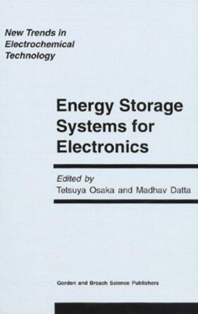 Osaka / Datta |  Energy Storage Systems in Electronics | Buch |  Sack Fachmedien