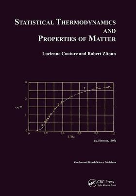 Couture / Zitoun |  Statistical Thermodynamics and Properties of Matter | Buch |  Sack Fachmedien