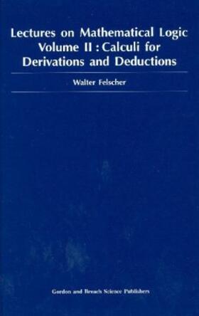 Felscher |  Lectures on Mathematical Logic, Volume II | Buch |  Sack Fachmedien