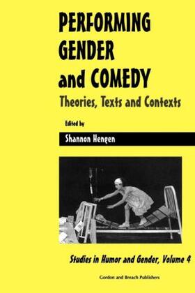 Hengen |  Performing Gender and Comedy | Buch |  Sack Fachmedien