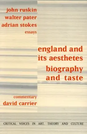 Carrier |  England and its Aesthetes | Buch |  Sack Fachmedien