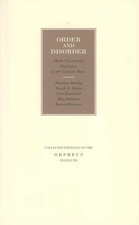 Dunsby / Strauss / Knockaert |  ORDER & DISORDER | Buch |  Sack Fachmedien