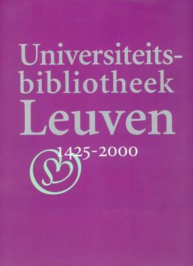 Coppens |  Universiteitsbibliotheek Leuven, 1425-2000 | Buch |  Sack Fachmedien