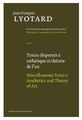 Lyotard / Parret | MISC TEXTS VOLUME I | Buch | 978-90-5867-791-4 | sack.de