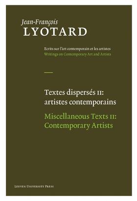 Lyotard / Parret | MISC TEXTS | Buch | 978-90-5867-886-7 | sack.de
