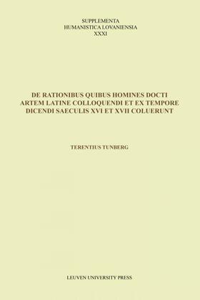 Tunberg |  Tunberg, T: De rationibus quibus homines docti artem Latine | Buch |  Sack Fachmedien