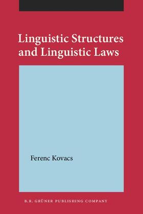 Kovacs |  Linguistic Structures and Linguistic Laws | Buch |  Sack Fachmedien