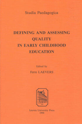 Laevers | DEFINING & ASSESSING QUALITY I | Buch | 978-90-6186-586-5 | sack.de