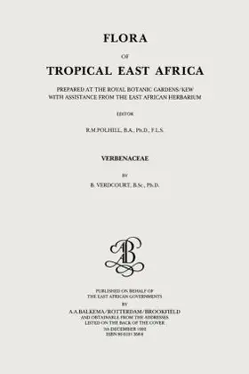 Verdcourt / Polhill / Verscourt |  Flora of Tropical East Africa - Verbenaceae (1992) | Buch |  Sack Fachmedien