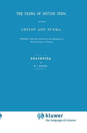 Pocock |  Fauna of British India Including Ceylon and Burma. Arachnida | Buch |  Sack Fachmedien