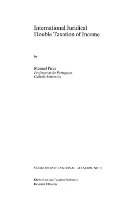 Pires |  International Judicial Double Taxation of Income | Buch |  Sack Fachmedien